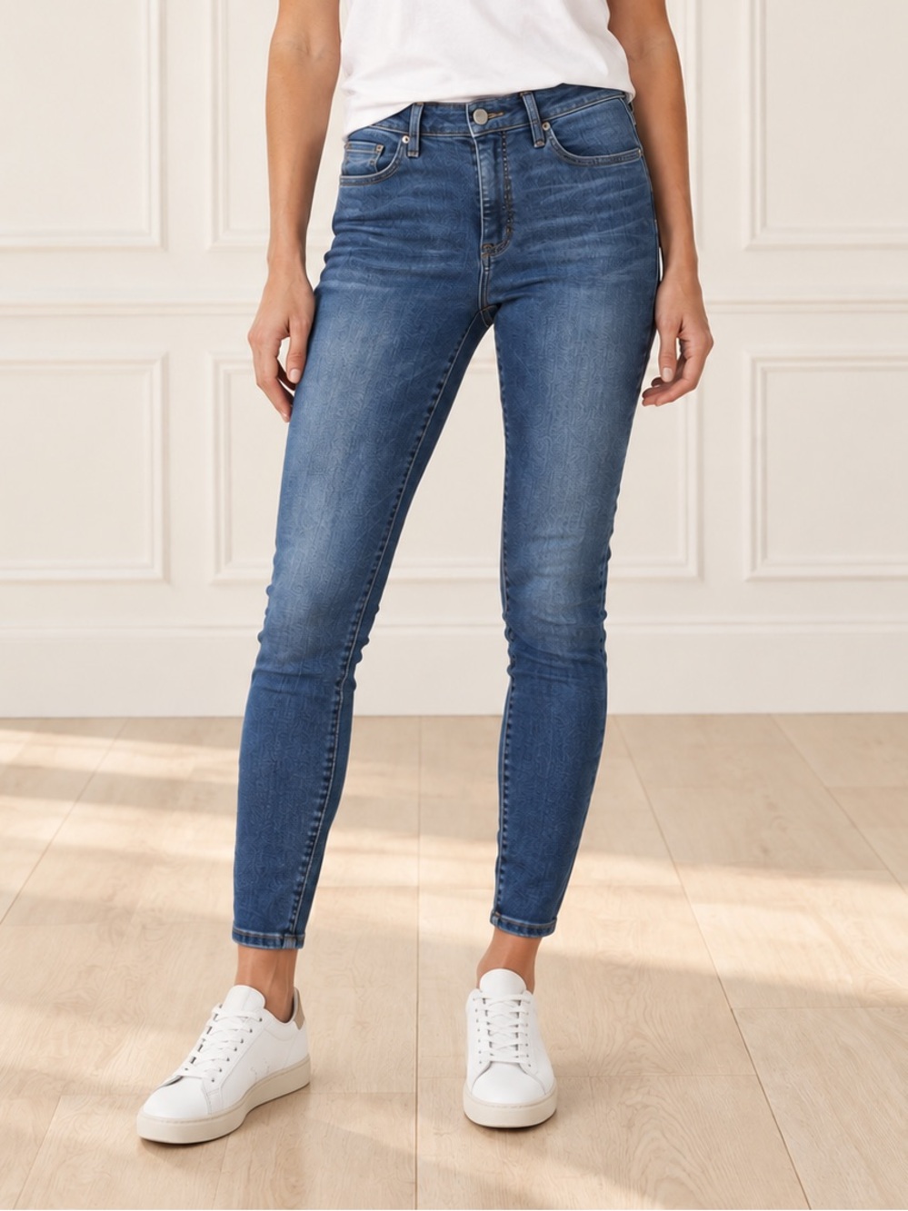 Revtown Decade Jeans Women’s Size 29 Medium Wash Mid Rise Skinny Ankle Stretch